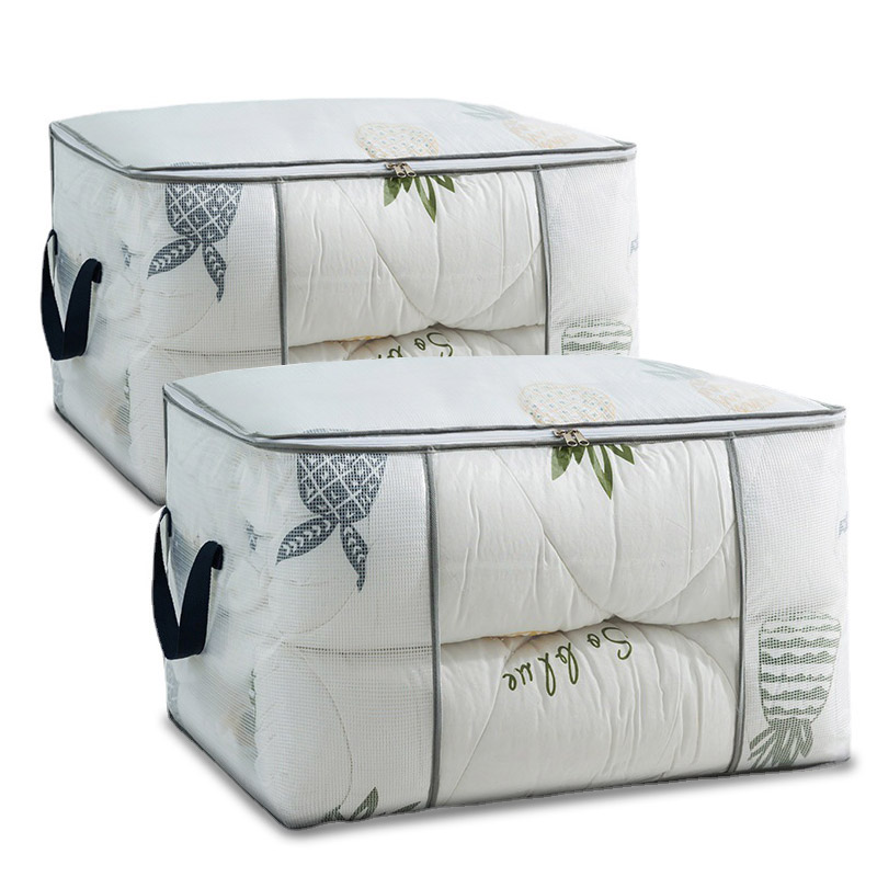 튼튼한 PVC 이불보관함 대형2개 다용도 공간박스 리빙박스 이불보관가방 이불가방 옷장정리 10,350원