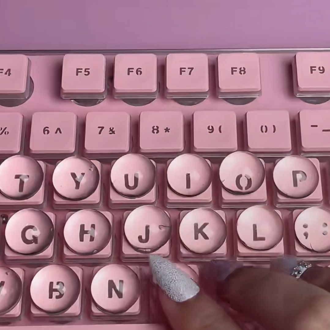 네일 타이핑 도우미 롱네일 보호 키보드 키캡 DIY 장식 유리볼 키스티커, 1개, 투명 크리스탈 16,800원