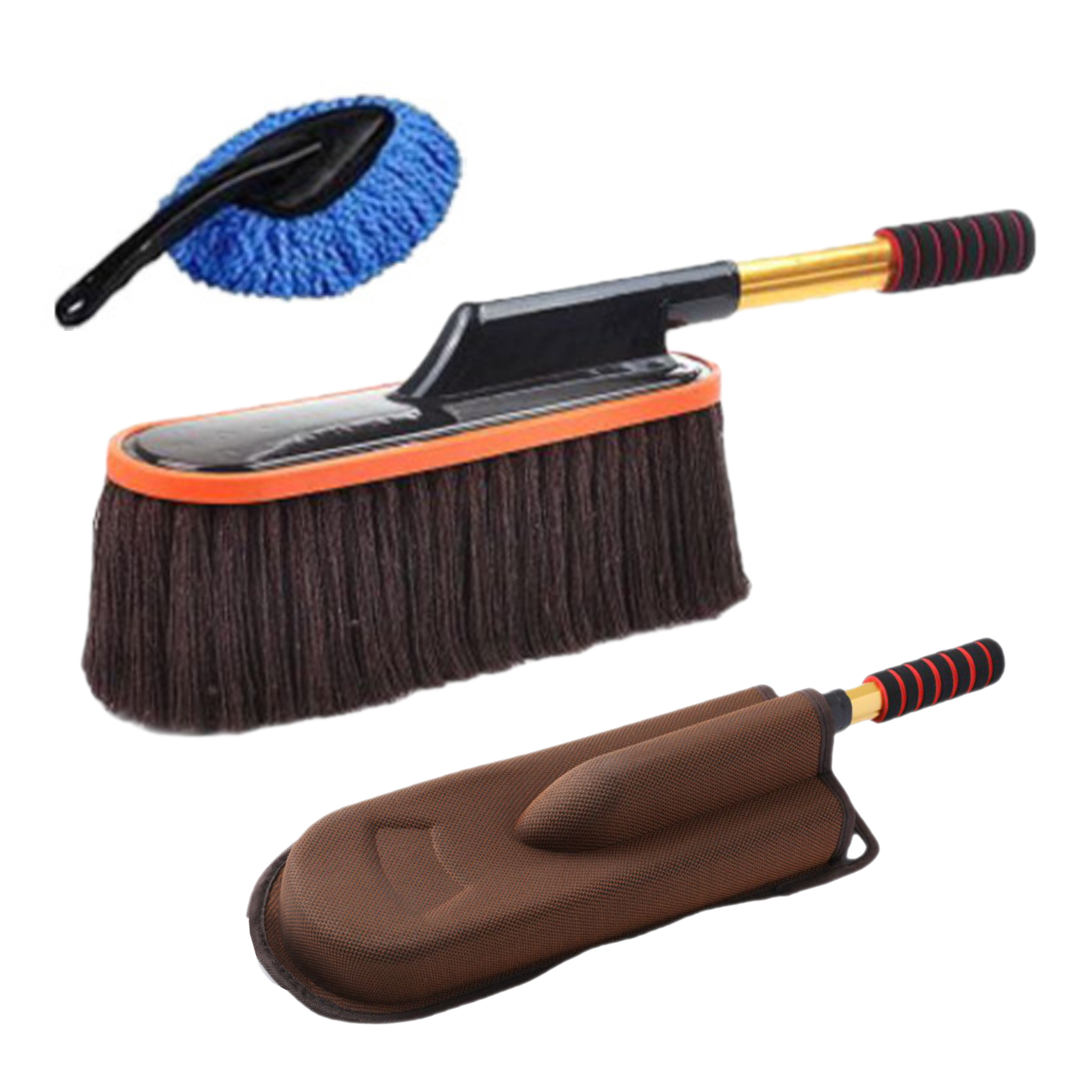 리빙앤웰빙 길이조절 차량용 먼지털이개 + 전용케이스 + 소형브러쉬, 1세트 13,200원