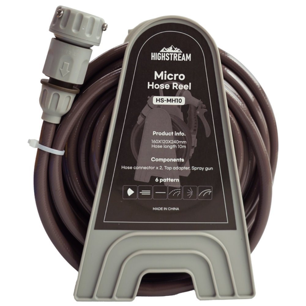 하이스트림 마이크로호스릴 10M , 세차 정원 베란다 전원주택 초소형, 10m 브라운/그레이, 1개 27,000원