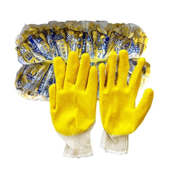 낭만상사 동원장갑 국산면사 노란반코팅 백색반코팅 노랑반코팅 백반 20켤레 9,700원