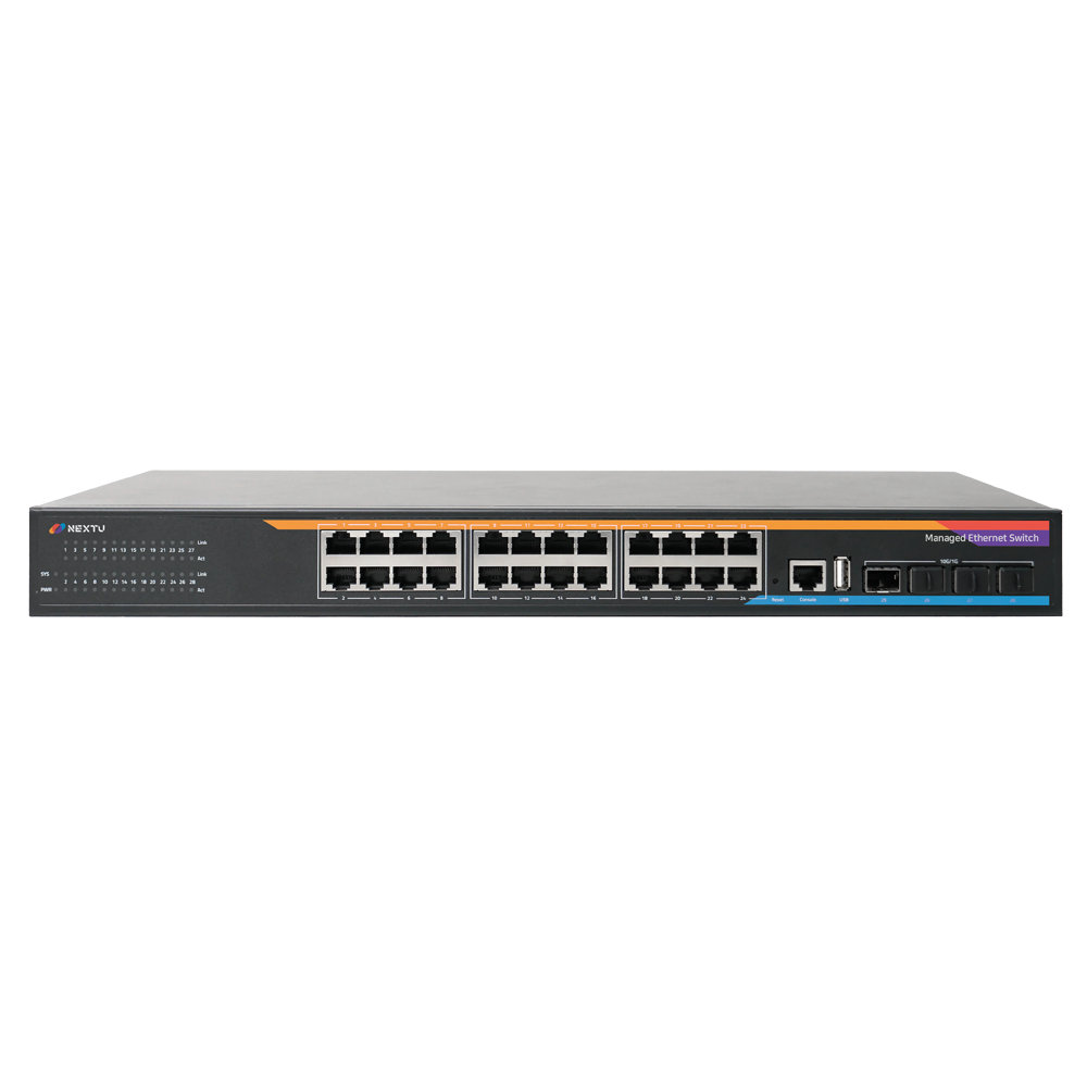 이지넷 NEXT-3424GL3-10G 스위칭허브 (1000Mbps,28포트,4SFP) 300,000원