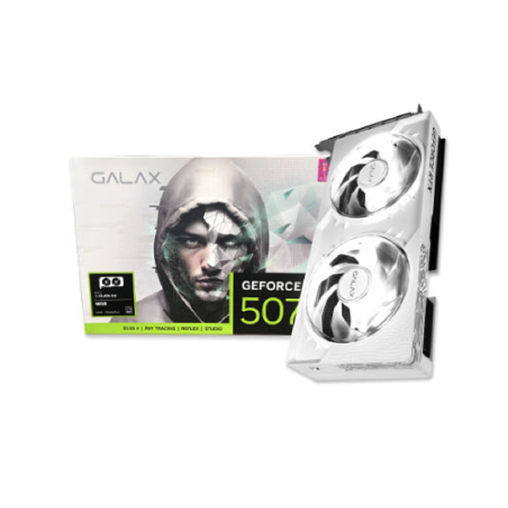 갤럭시 GALAX 지포스 RTX 5070 Ti WHITE 2X OC D7 16GB, RTX5070Ti 1,848,000원