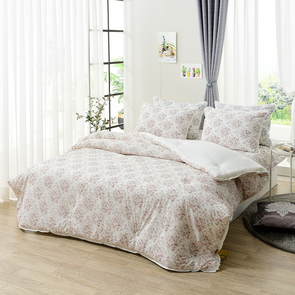 아르떼베딩 포밍 호텔 침구 60수 순면 플라워 모달 차렵 이불 SS 199,000원