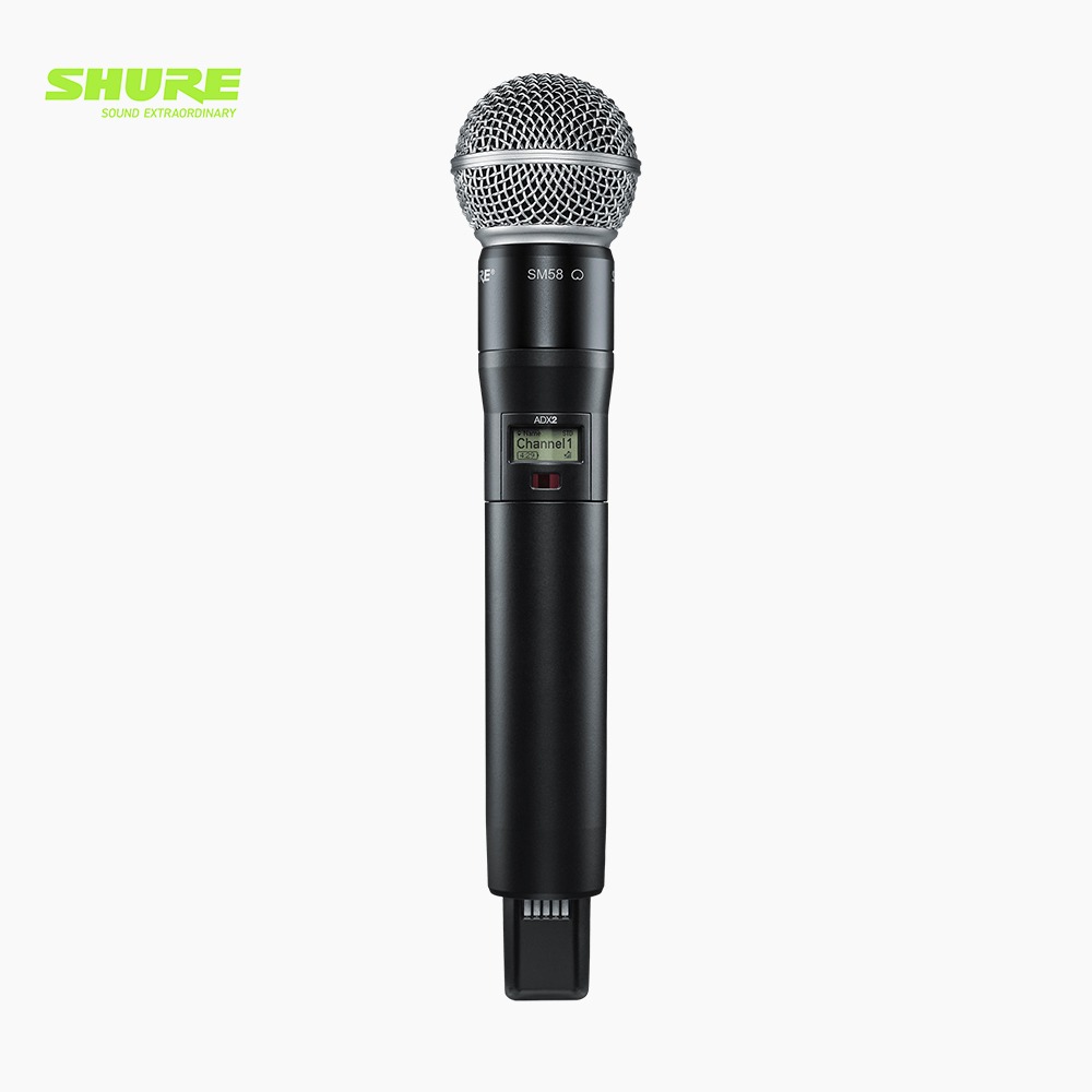 SHURE 슈어 ADX2/SM58 Axient Digital 무선 핸드마이크 핸드헬드 송신기 5,760,000원