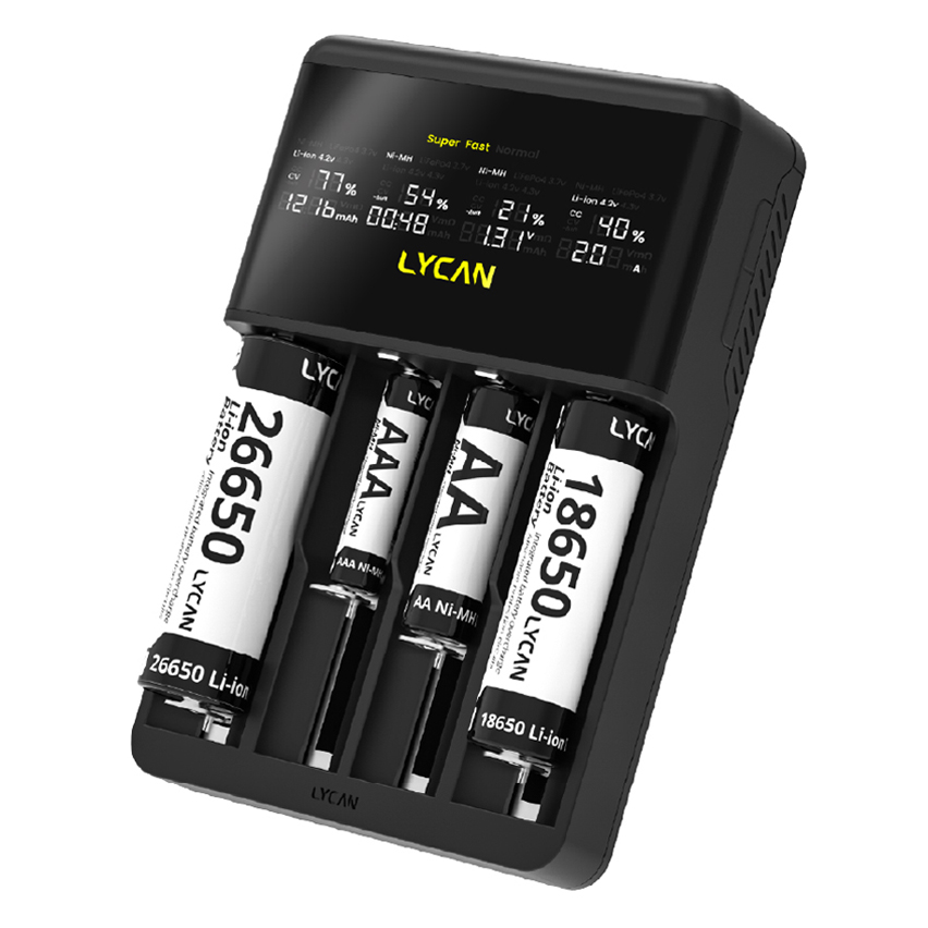 라이칸 리튬이온 배터리 초고속 충전기 L4 울트라, 1개 56,800원