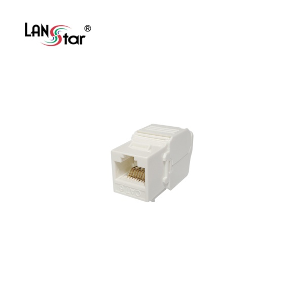 (LANstar-Plus) 랜스타플러스 Tooless 키스톤잭, CAT.6A, I형, (LSP-GKTVM-U1WT) (화이트) 1,500원