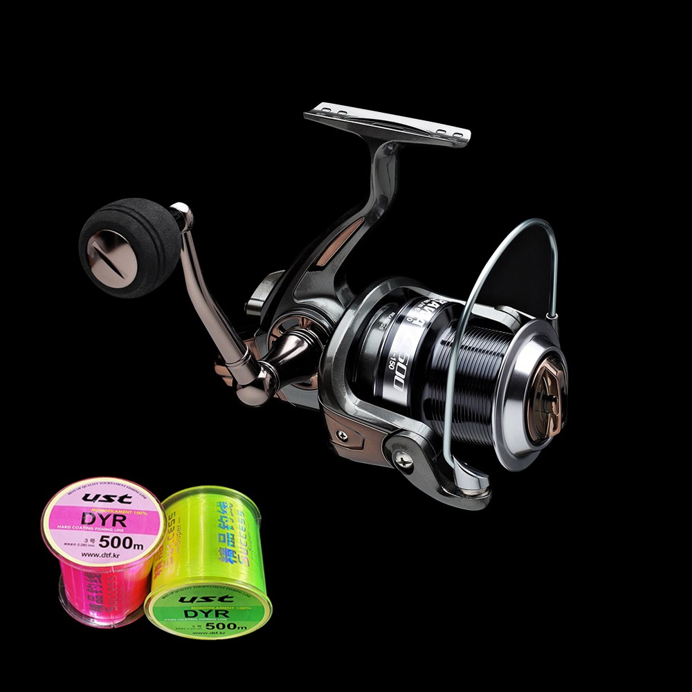 천류 초원투릴 마탄자 팔어웨이 4500 원투릴 스피닝릴 500미터 원투줄 포함 64,900원