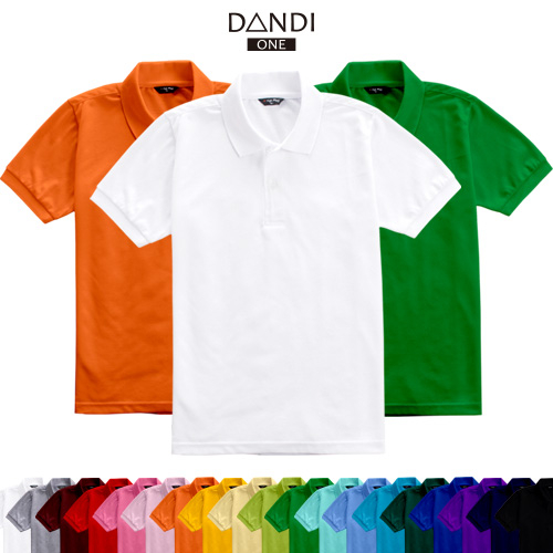 단디원 남녀공용 30수 카라 무지 반팔 티셔츠 9,900원