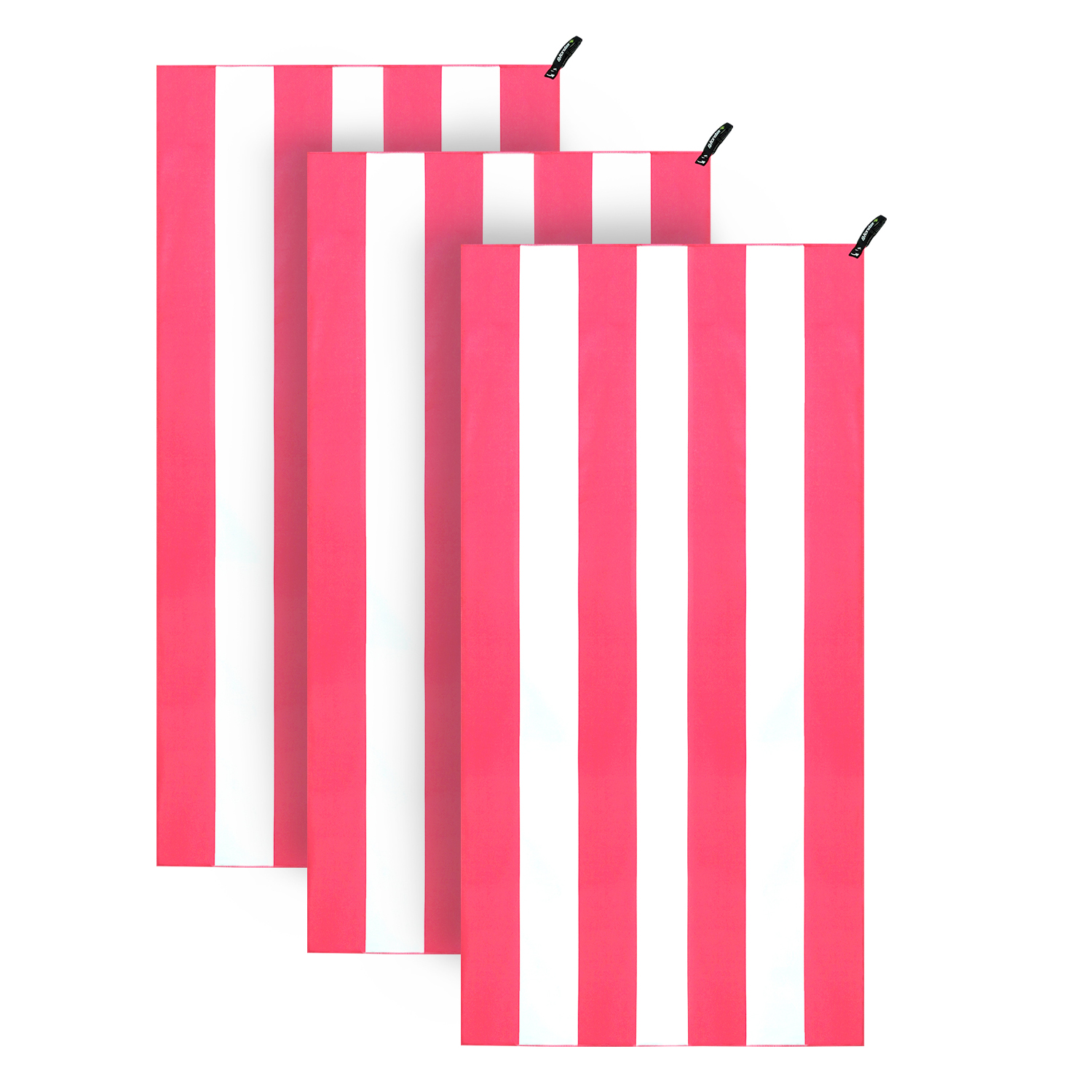 4몬스터 극세사 대형 스트라이프 비치타월, 핑크, 3개 102,690원