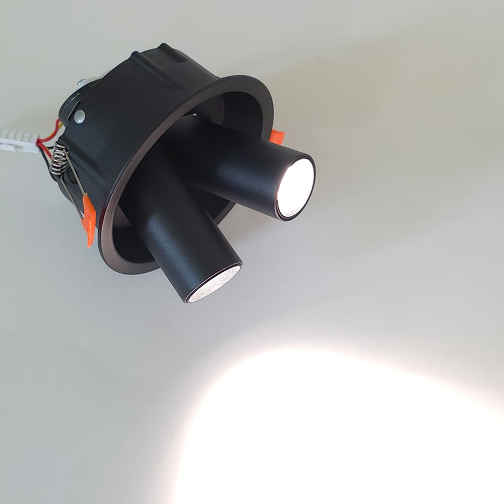 가본조명 IOT 더블 실린더 4인치 15W 매입등 [2color] 삼색변환 디밍 플리커프리 다운라이트 간접조명 리모컨 별매 49,000원