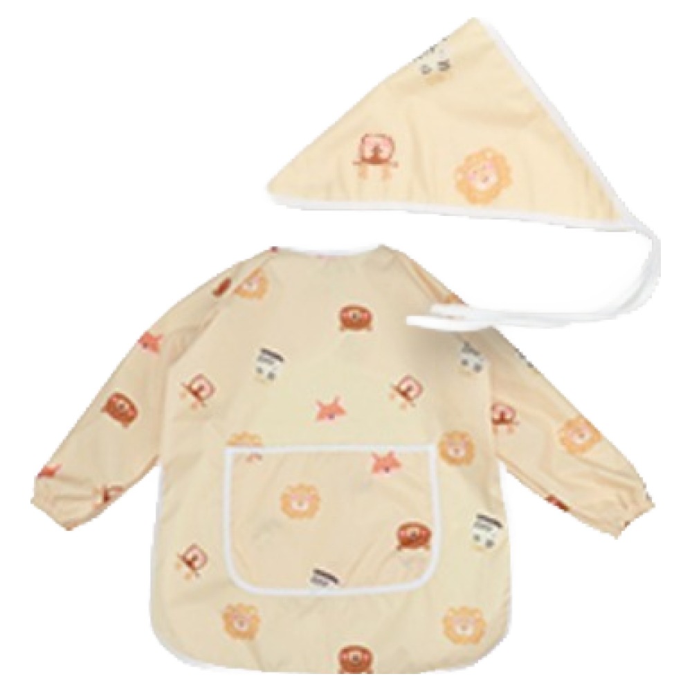 베베슈에뜨 아동용 패턴 긴팔 미술가운 + 두건 세트 26,500원