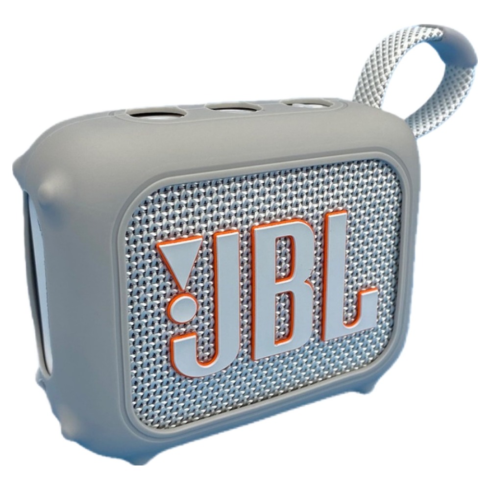 디노 JBL go4 스피커 실리콘 케이스 9.8 x 7.8 x 4.3 cm, 그레이, 1개, 단일상품 7,690원