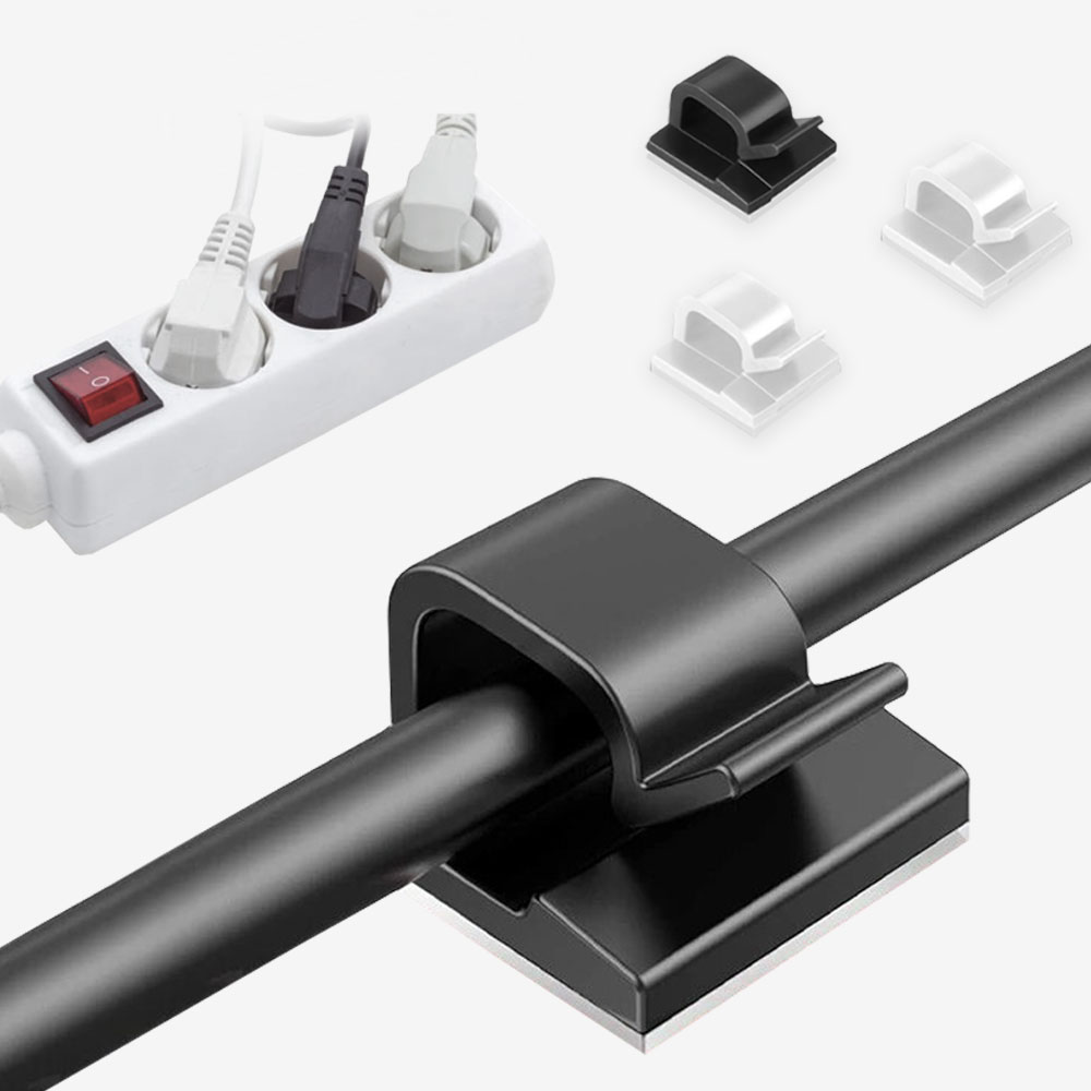 아이앤트 케이블 멀티탭 굵은 선 정리 클립, 20개, 멀티탭 선 정리 아크릴 8,400원