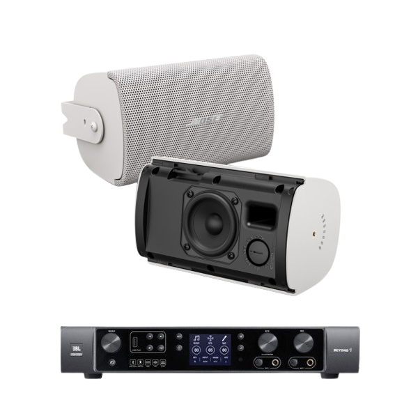 BOSE FS2SE 20평형 매장 스피커 인티앰프 세트 음향패키지 카페 업소용, 화이트 1,660,000원