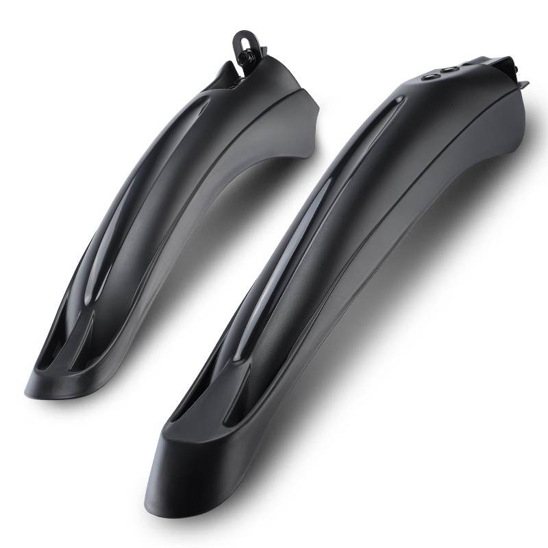 WEST BIKING 자전거 머드가드 앞뒤 2pcs 세트 MTB 로드자전거 범용 물막이 흙받이 접이식 자전거 전기자전거 전동킥보드 성인용 악세사리, 1세트, Black 9,800원