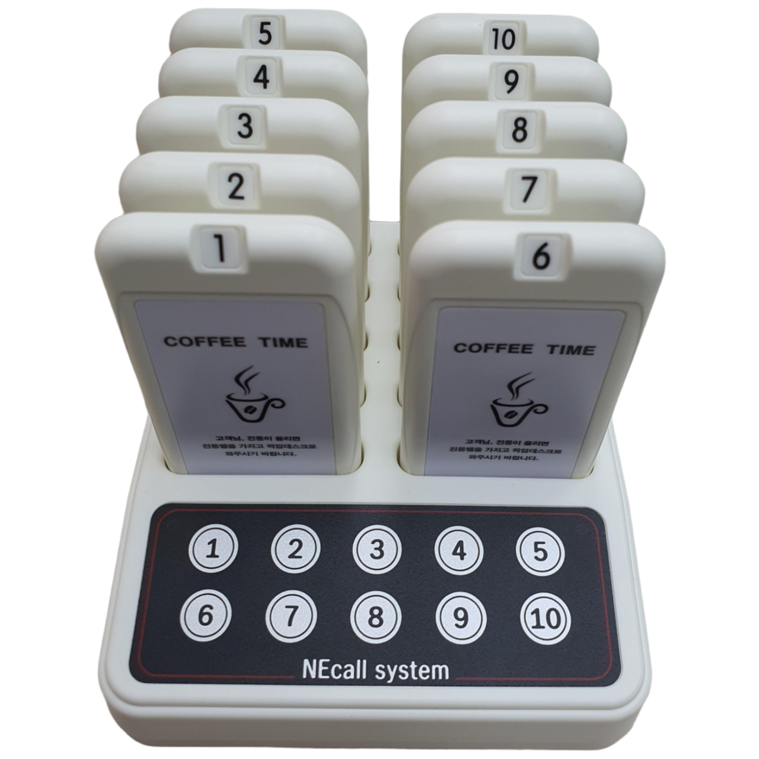 카드형 화이트 진동벨(전송기일체형) 10개세트(43만원) 395,000원