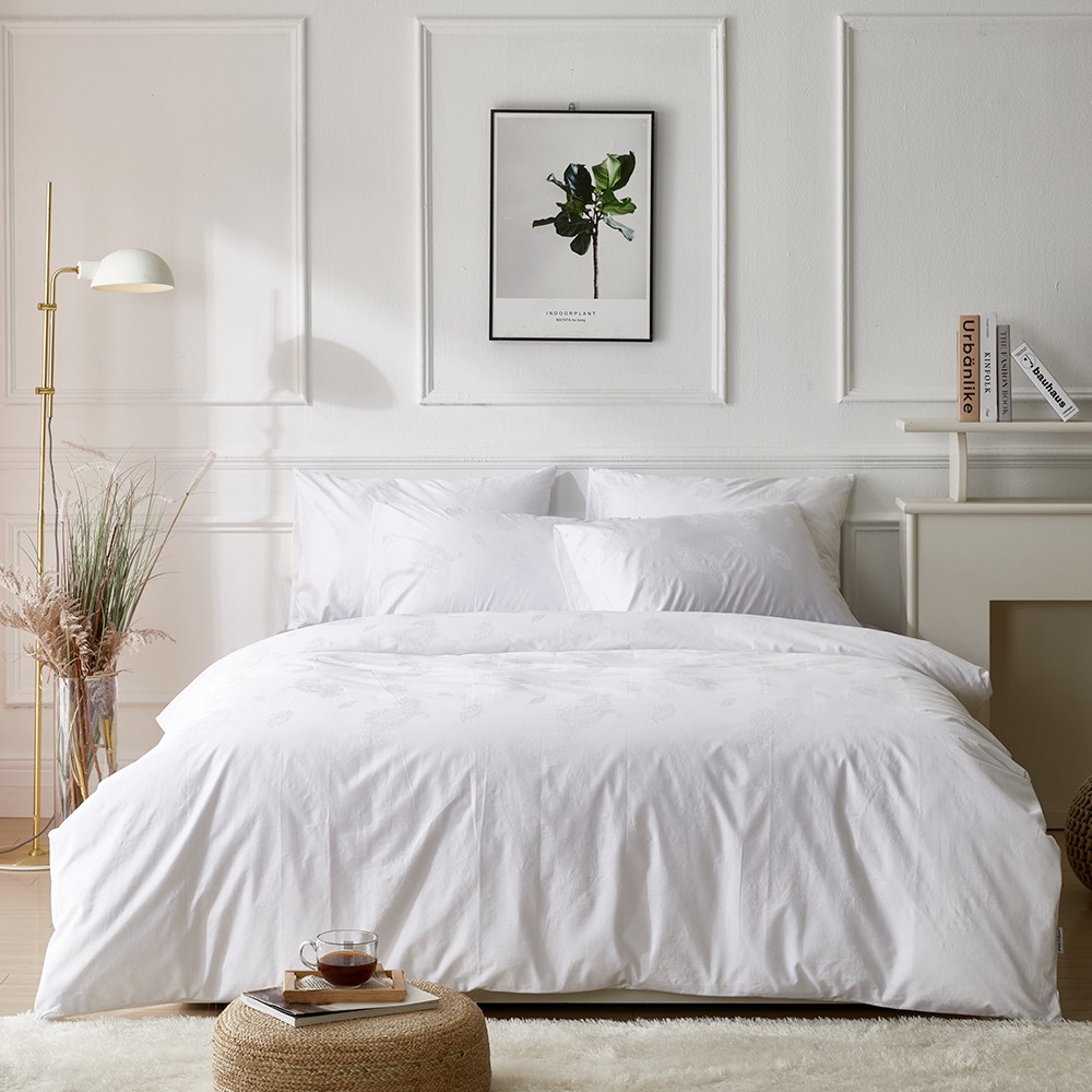 구스온 폴란드 구스90 여름간절기사계절 호텔 이불+자가드 페이즐 커버세트 558,000원