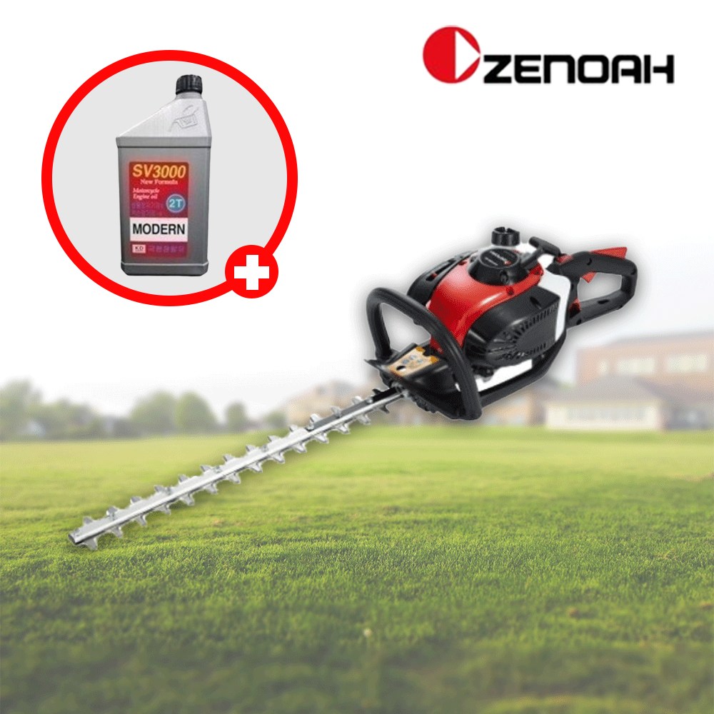 제노아 최신형 양날 전정기 CHT220-60 가벼운 엔진 2행정 헤지커터 트리머 2행정 오일 포함, 1개 561,400원