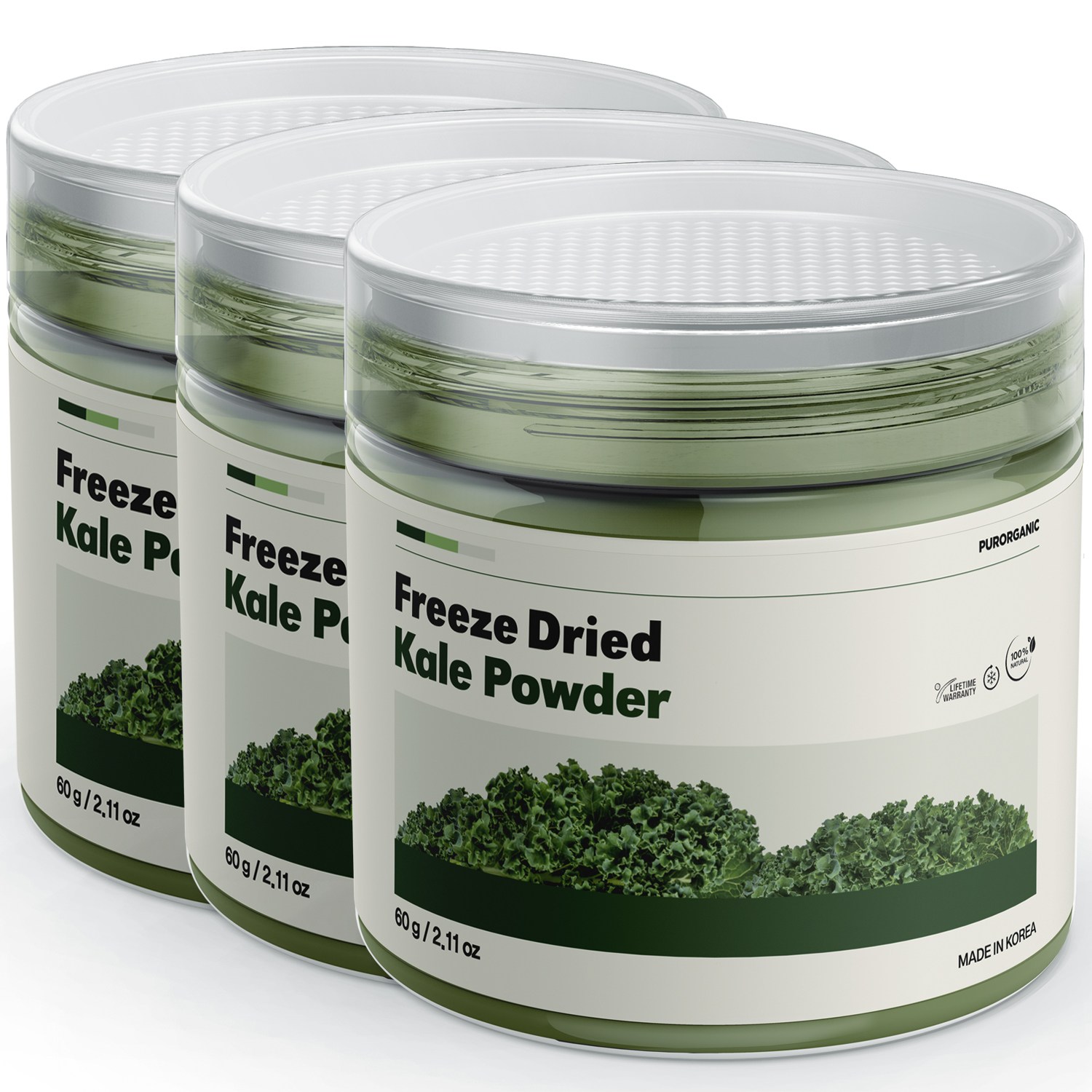 푸로가닉 동결건조 케일 파우더, 3개, 60g 31,700원