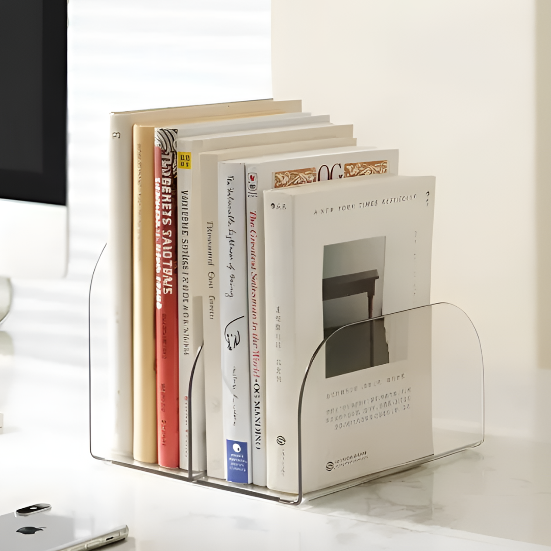 데이모노 2칸 라운드 책꽂이 북엔드 8,900원