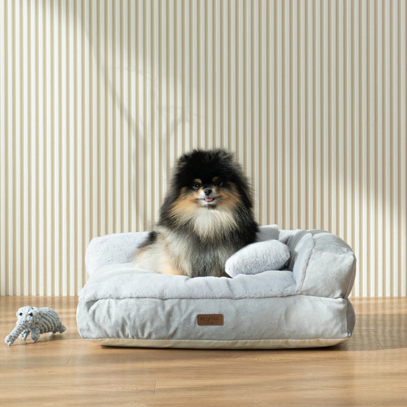 펫테일 강아지 은나노 리저브 방석 쿠션 침대 쇼파, 그린 그레이, 1개 84,900원