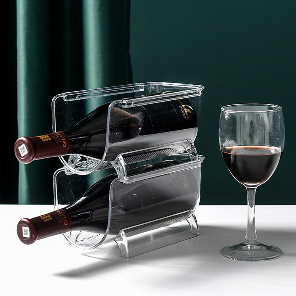 냉장고 와인랙 아크릴 투명 음료 양주 정리 보틀랙 3,700원