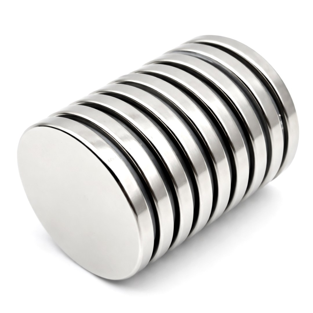 마니코 초강력 네오디움 원형자석 지름50mm 두께5mm 산업용 강력자석 철판고정 고정용 흡착자석, 10개, 실버 45,900원