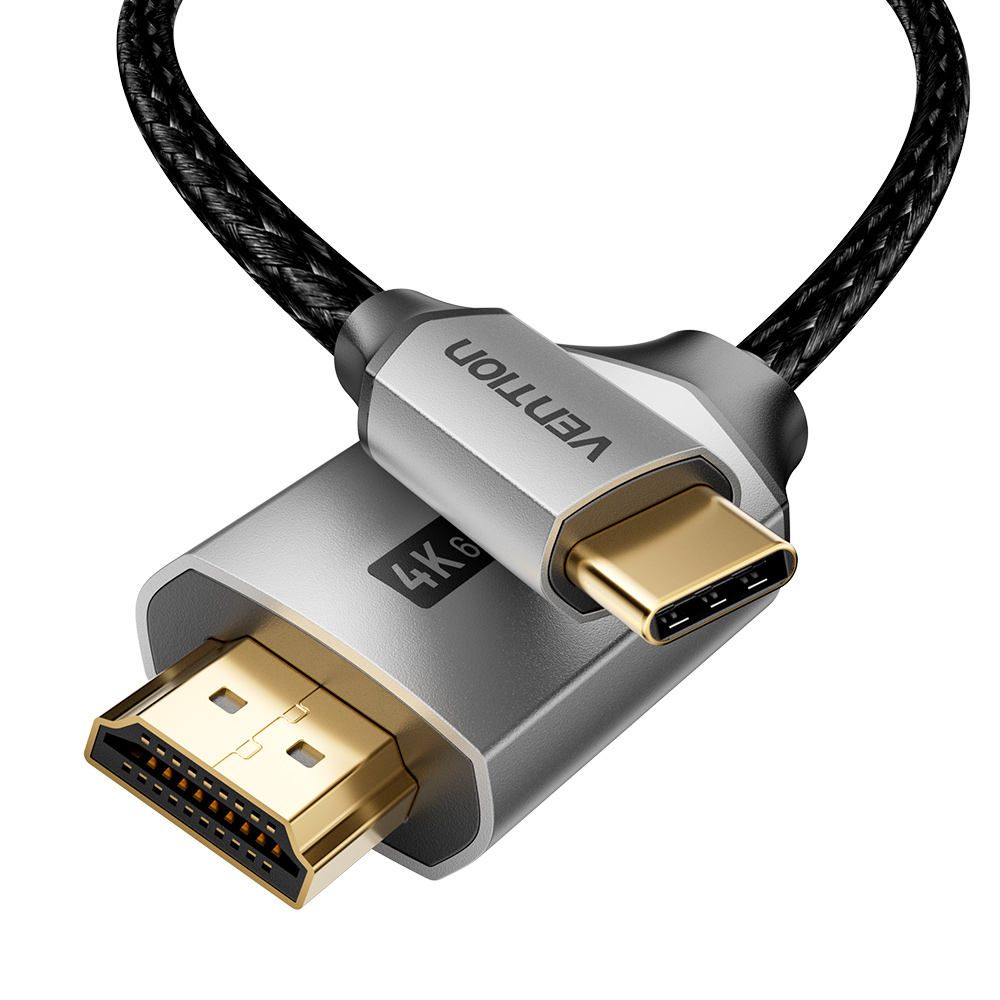 벤션 직조 울트라 4K 60Hz C타입 HDMI 2.0 미러링 케이블, CRB, 1m, 1개 24,900원