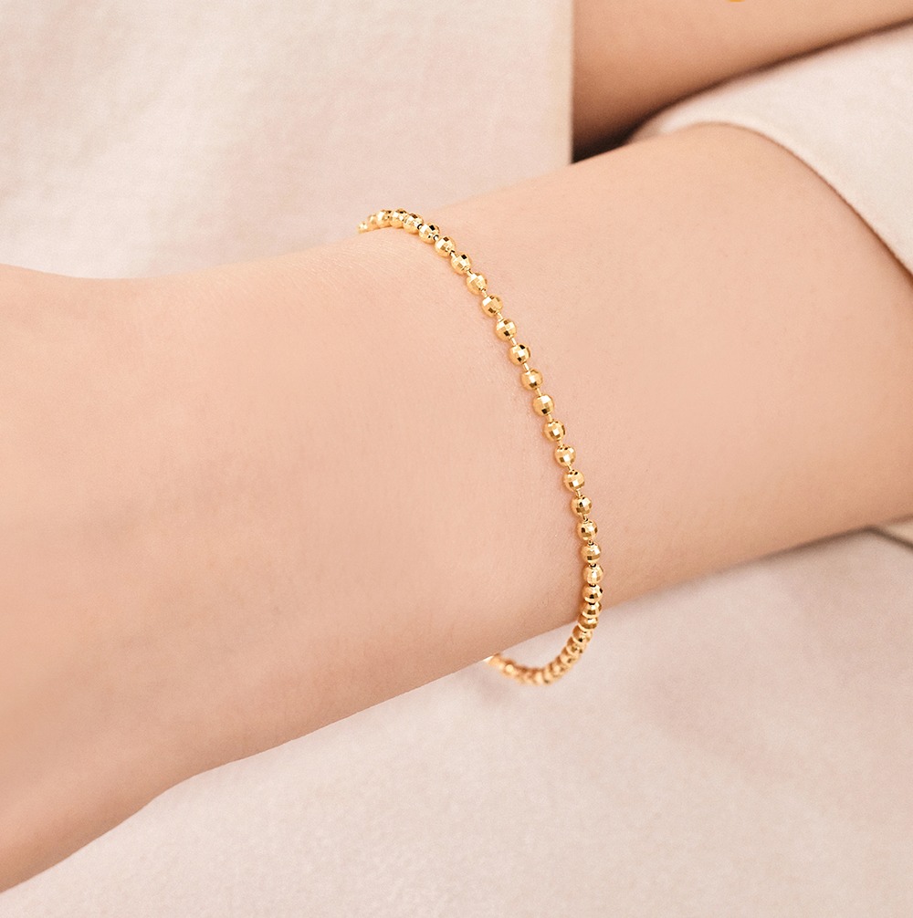 펠리체골드 14K 반짝 미러볼 팔찌 2.5mm(+쇼핑백증정) 선물추천 부모님선물 심플 한줄 미러볼 데일리 레이어드 결혼기념일 여자친구 1,018,460원