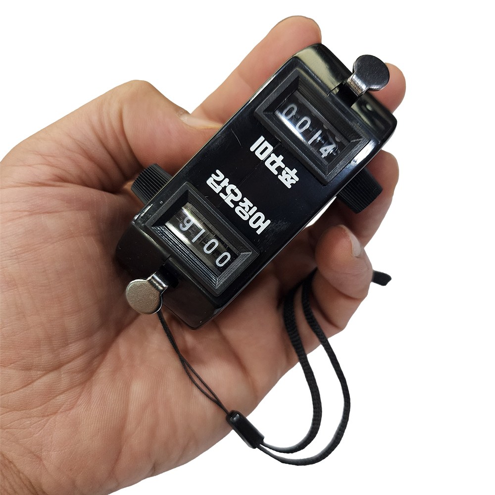 주꾸미 갑오징어 더블 카운터기 휴대용 계수기 문어 빙어 LWT-269, 1개, 블랙 6,600원