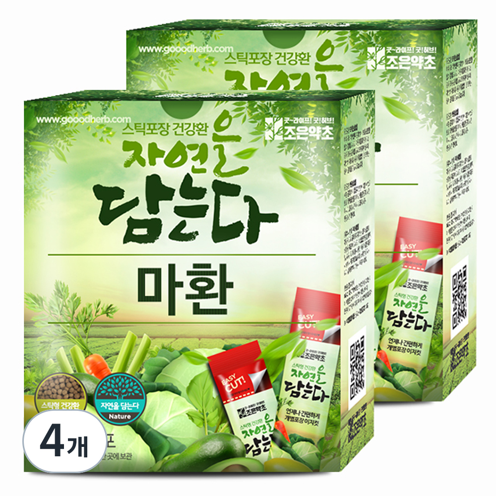 굿허브 조은약초 자연을 담는다 스틱형 마환, 4개, 90g 33,860원