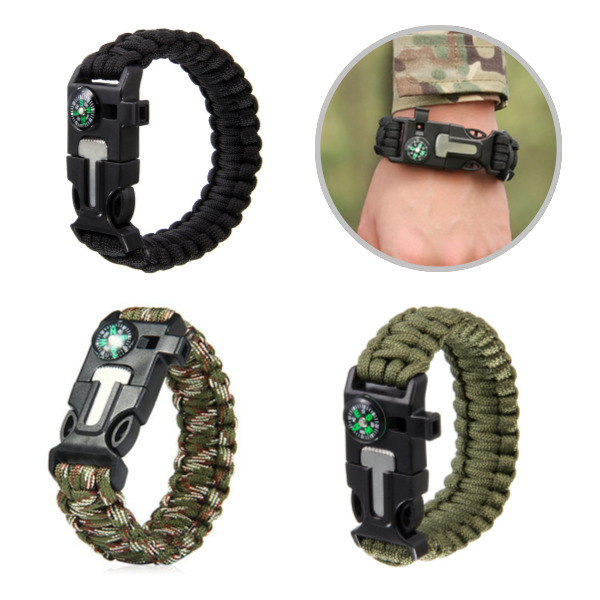 도나토르 캠핑 서바이벌 등산 응급 생존팔찌2P 4,400원