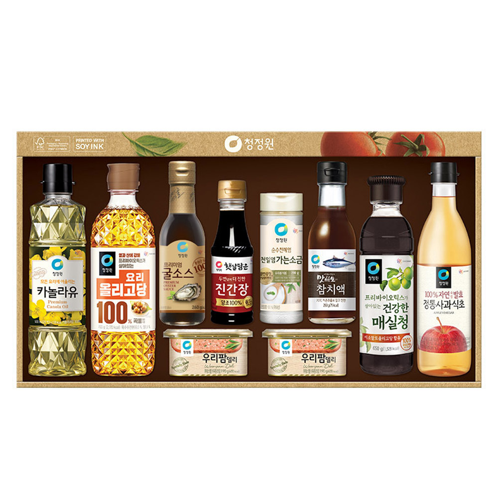 청정원 행복 12호 + 쇼핑백 세트, 1세트 75,000원