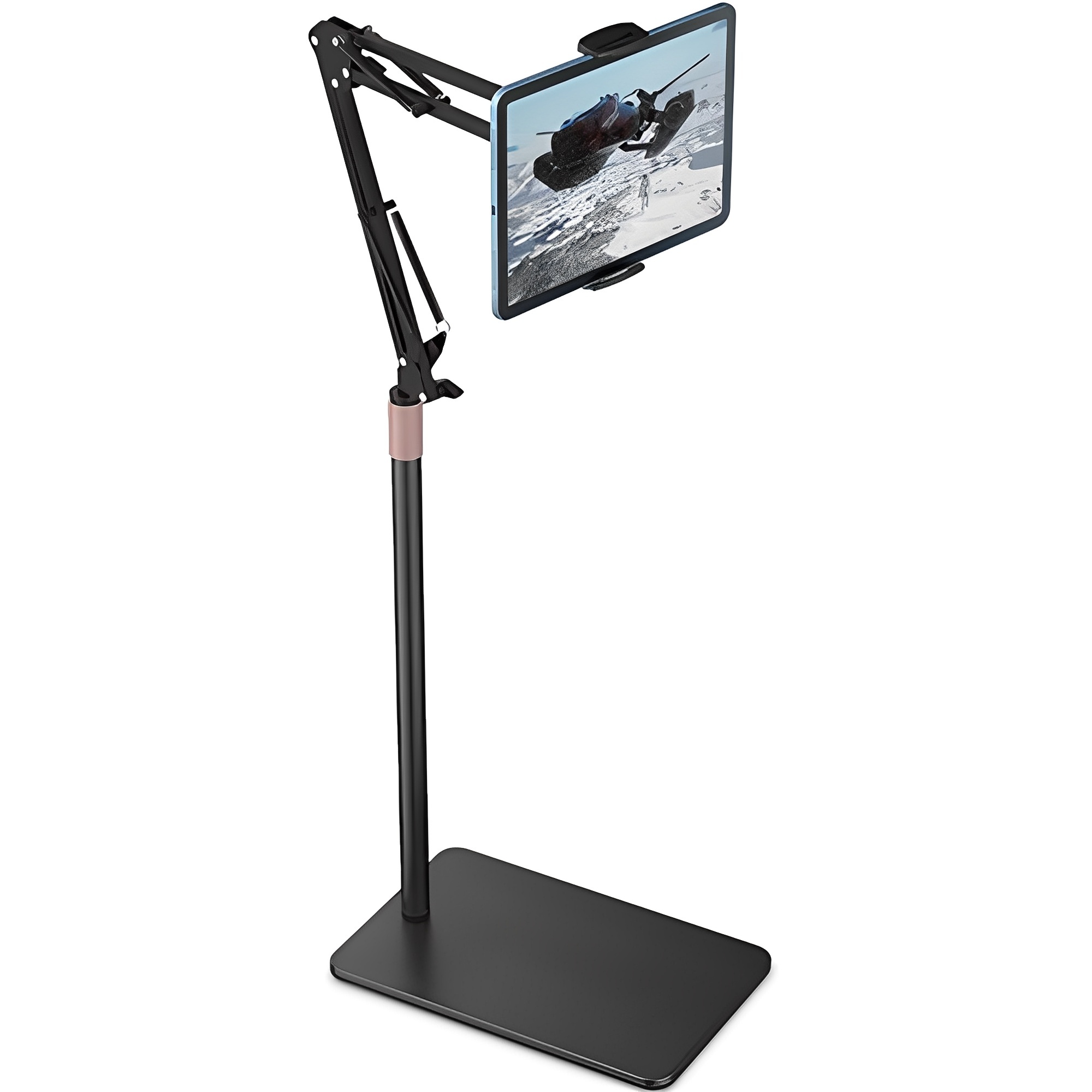 신지모루 탄소강 논슬립패드 자바라 스탠드형 핸드폰 태블릿 거치대 34,900원