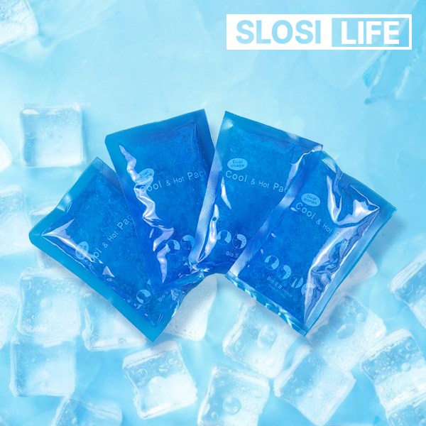 슬로시 얼지않는 젤아이스팩 쿨팩 얼음마사지 냉온찜질 슈퍼미니형 4개입 9,400원