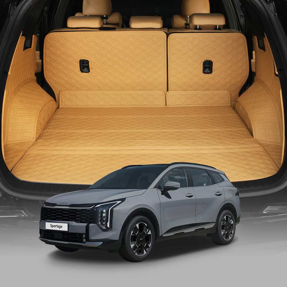 디테일링 우븐블럭 프리미엄 풀커버 트렁크매트 + 킥매트 + 가죽보호제 세트 109,000원