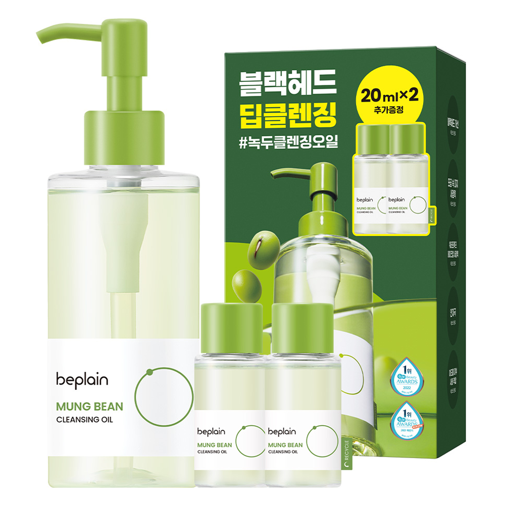 비플레인 녹두 클렌징 오일 기획세트, 240ml, 1개 17,110원