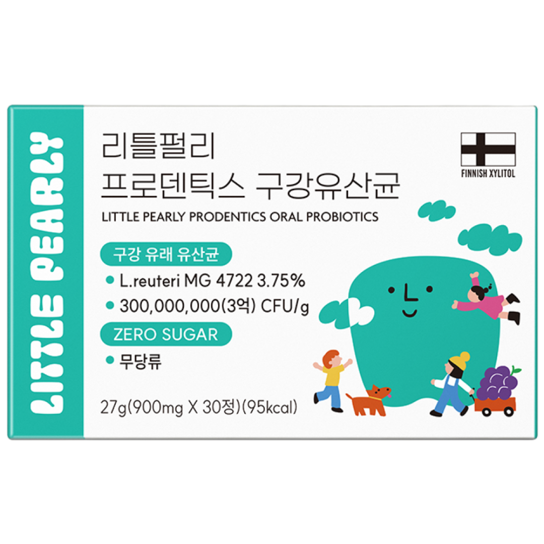 리틀펄리 프로덴틱스 프리미엄 어린이 유아 구강유산균, 1박스, 27g 28,500원