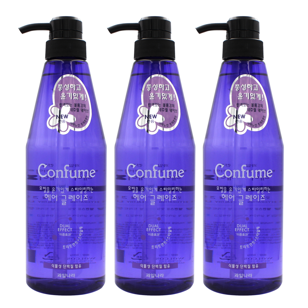 과일나라 컨퓸 헤어 글레이즈, 600ml, 3개 15,210원