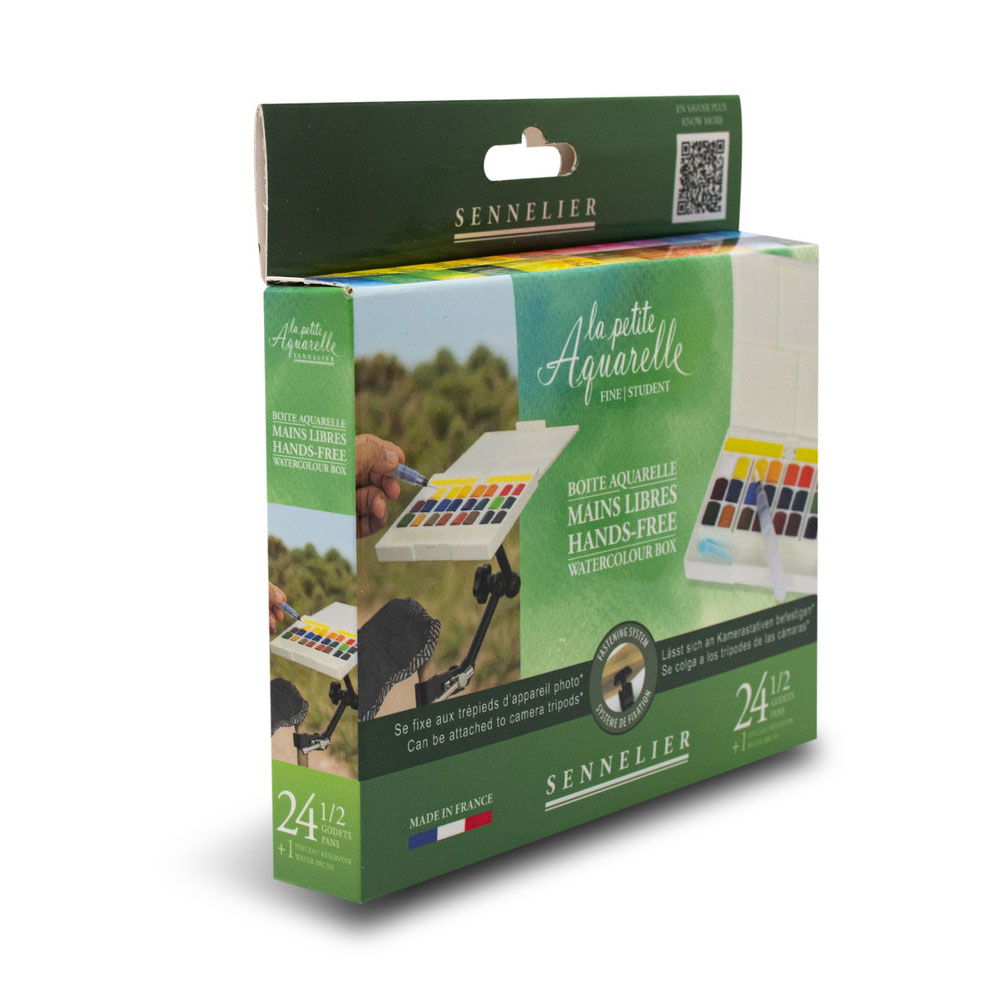 시넬리에 핸즈프리 라쁘띠 수채고체케잌 수채물감 24색 Hands-Free 86,120원