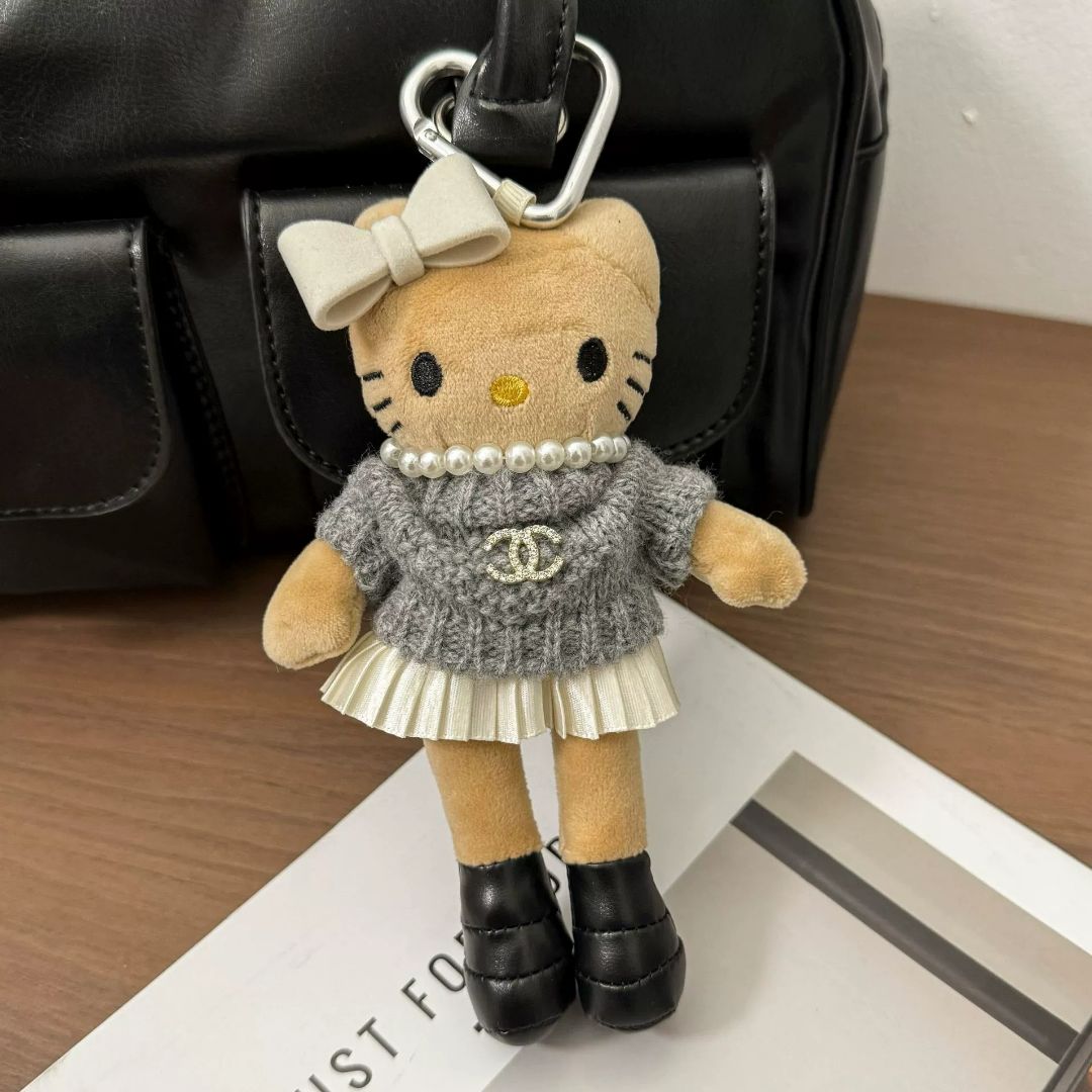 헬로키티 롱다리 인형 키링 [고퀄리티] 열쇠고리 가방꾸미기, 1개, [태닝]클래식 화이트 발레코어 18,900원