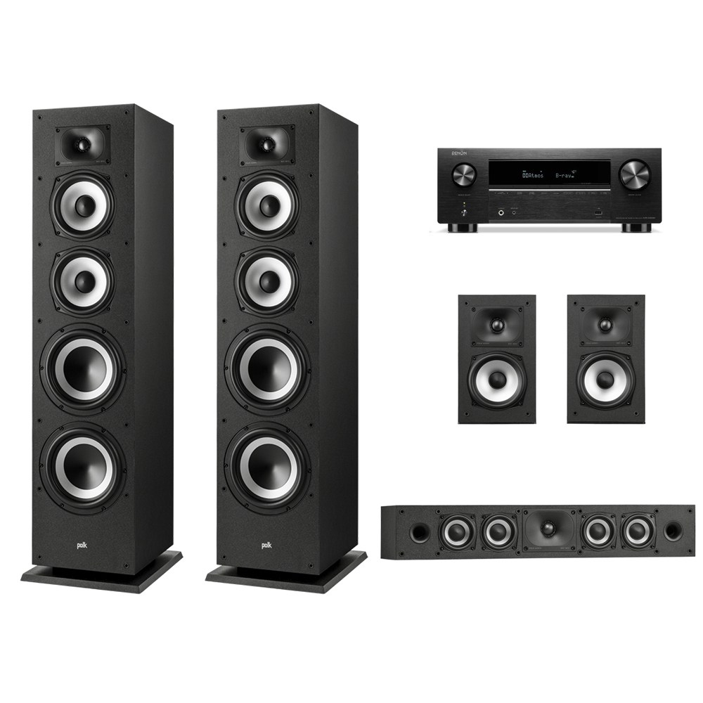 데논 AVR-X2800H + 폴크오디오 XT70 5채널스피커(1535), 단품 2,310,000원