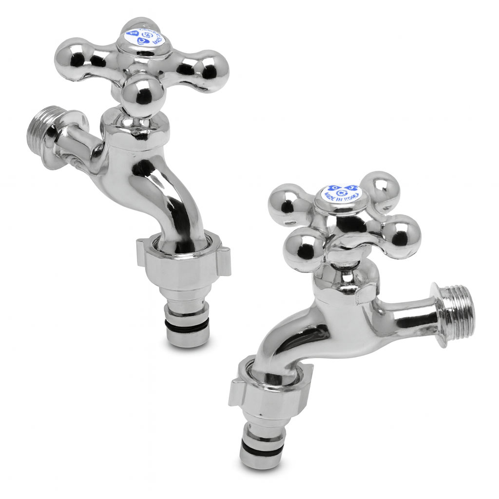 삼정 커플링 십자가로수도꼭지 블루 냉수 욕실수도, 1개 25,100원