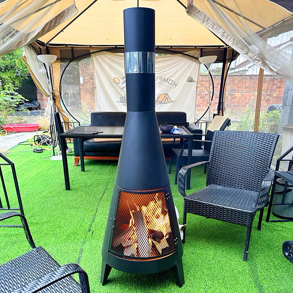 카나모 벽난로형 쿠킹화로 화목난로 장작난로 야외 캠핑 가정용 연통 펠렛 불멍, 1개 179,000원