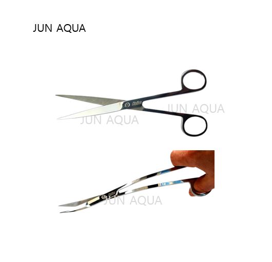 수초가위 수초트리밍 직형 곡형 웨이브형 16.5cm 25cm 11,600원