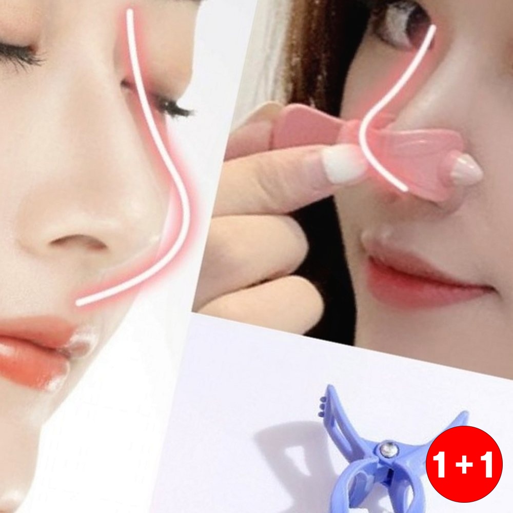 낮은 코 교정 코집게 콧대높이기 코뽕 노즈업 셀프 코 성형 보조 기구 실리콘(1+1옵션 주문수량의 2배수량 배송) 7,550원