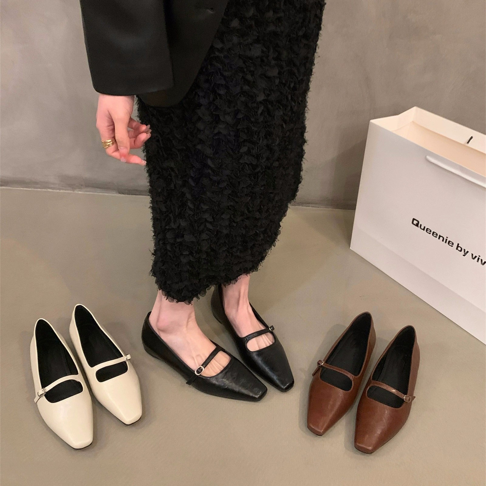 DANGZ 발편한 여성 메리제인 플랫 슈즈 DG008 42,800원