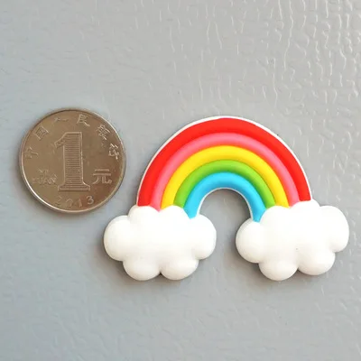 귀여운 만화 냉장고 자석 무지개 태양 자석 스티커 메시지 보드 칠판 자석 스티커 Kawaii 홈 장식 6,300원