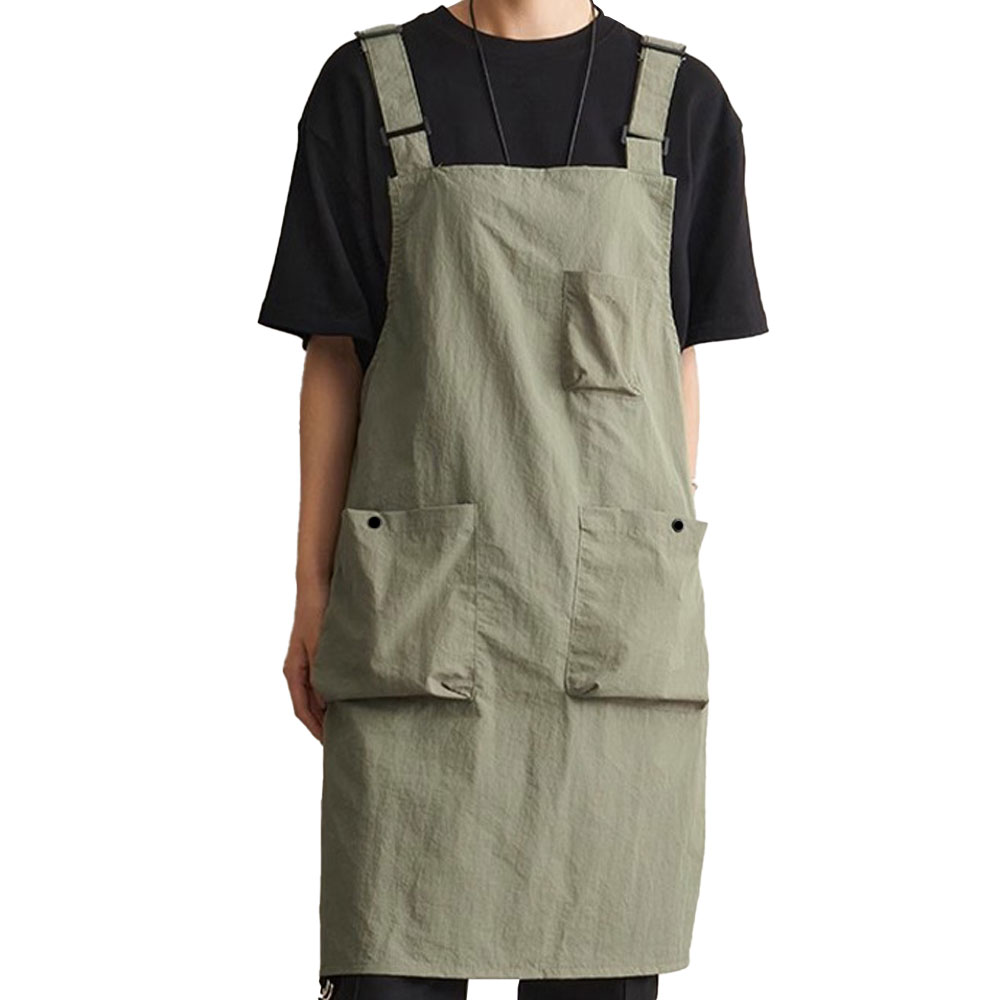 블루유 예쁜 카페 바리스타 앞치마 방수 주방 H형, 카키H, 1개 18,700원